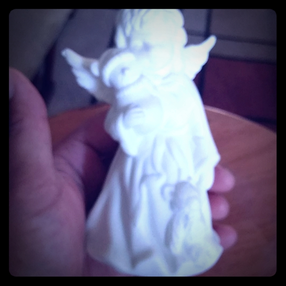 Glass angel bell